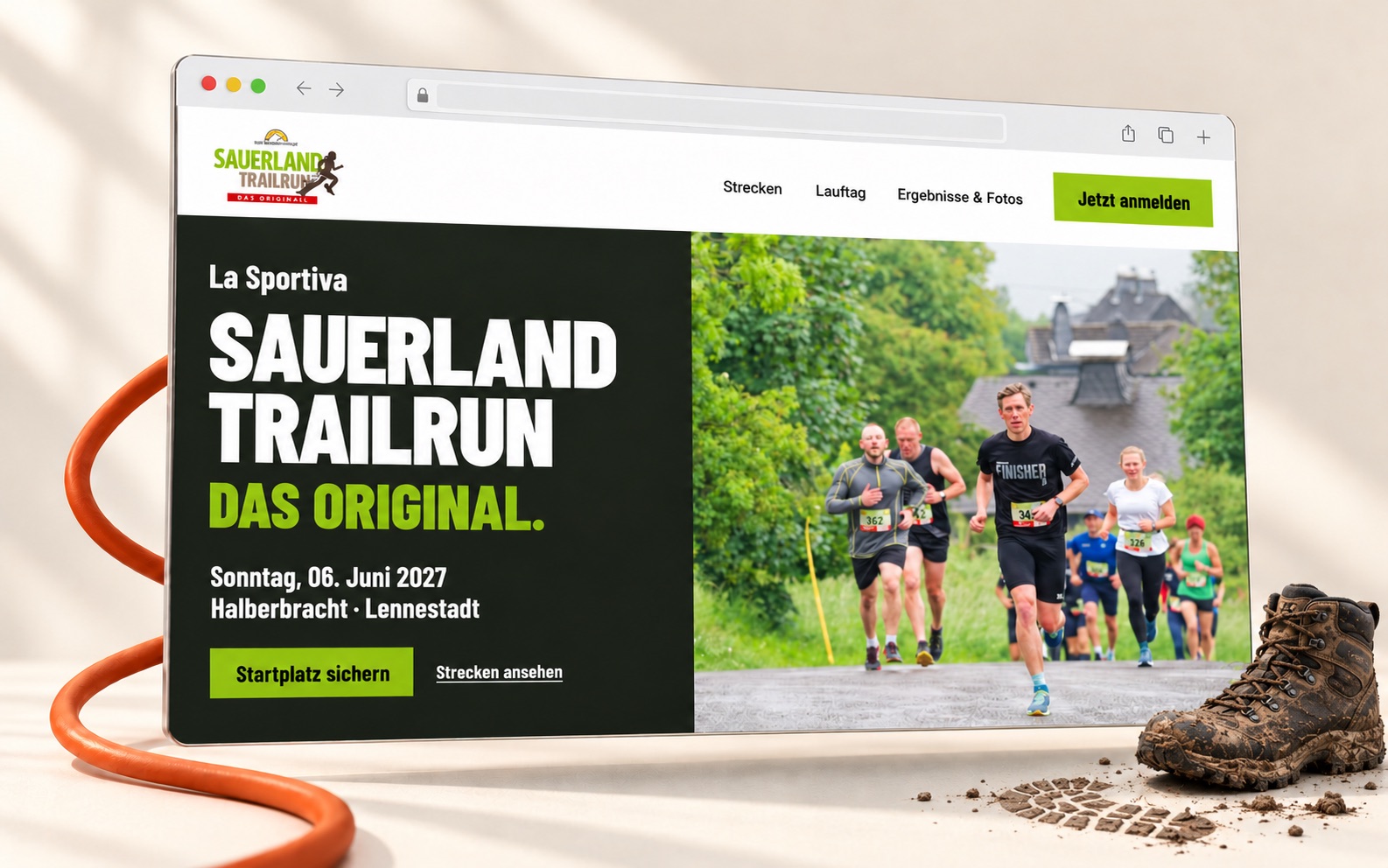 KI-inszeniertes Projektbild der Referenzwebsite